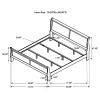 CoasterEveryday 202411KE Louis Philippe - Wood Eastern King Sleigh Bed - Cappuccino