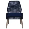 CoasterElevations 110034 Nakia - Woven Rope Dining Side Chairs (Set of 2) - Dark Navy