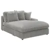 CoasterElevations 509900 Blaine - Reversible Upholstered Chaise Sectional Sofa - Fog