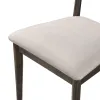 New Classic D1078-20 Rex - Open Back Dining Chair (Set of 2) - Brown And Beige