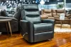 New Classic U2518-14-FBR New Classic U2518-14-FBR Takami - Swivel Recliner - Chocolate Poly