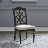 Liberty Furniture 512-C2501S Arden Road - Splat Back Side Chair - Satin Cherry