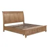 Liberty Furniture 104-BR-KSB Twin Lakes - King Storage Bed - Chestnut