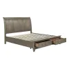 Liberty Furniture 104G-BR-KSB Liberty Furniture 104G-BR-KSB Twin Lakes - King Storage Bed - Gray