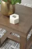 Ashley Furniture T471-2 Cariton - Square End Table - Gray