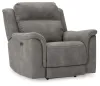Ashley Furniture 5930113 Next-Gen Durapella - Power Recliner With Adjustablej Headrest - Slate