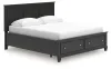 Ashley Furniture B687B20 Ashley Furniture B687B20 Lanolee - California King Panel Storage Bed - Black