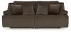 Ashley Furniture 92705S9 Ashley Furniture 92705S9 Top Tier - 2-Piece Reclining Sectional Loveseat - Chocolate