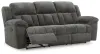 Ashley Furniture 37406/88/94/25 Ashley Furniture 37406/88/94/25 Frohn - 3 Pc. - Reclining Sofa, Reclining Loveseat With Console, Rocker Recliner - Graphite