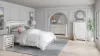 Ashley Furniture B2640/31/36/46/57/54/96 Altyra - 6 Pc. - Dresser, Mirror, Chest, Queen Panel Bed - White