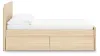 Ashley Furniture EB9632B11 Ashley Furniture EB9632B11 Onita - Full Panel Platform Bed With 1 Side Storage - Natural