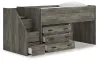 Ashley Furniture B4480B15 Frandern - Twin Loft Bed With Drawer Storage - Gray