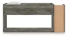Ashley Furniture B4480B12 Ashley Furniture B4480B12 Frandern - Twin Loft Bed With Left Storage Steps - Gray