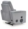 Ashley Furniture PC9930642A Pineland - Glider Power Recliner With Audio System - Pewter