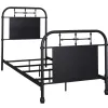 Liberty Furniture 179-BR11HFR-B Liberty Furniture 179-BR11HFR-B Vintage Series - Twin Metal Bed - Black