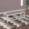 New Classic D7522-26 Richland - Counter Height Bench - White
