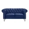 New Classic UKD13-20-BLUC Emma Crystal - Loveseat - Royal Blue
