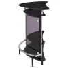 CoasterEssence 101065 Amarillo - Freestanding Glass Top Home Bar Wine Cabinet - Black