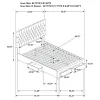 CoasterEssence 305878Q Soledad - Upholstered Queen Storage Panel Bed - Light Gray