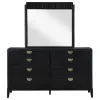 Coaster Fine Furniture 224713M Brookmead - 8-Drawer Dresser With Mirror - Black