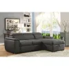 Furniture of America CM6514BK-SECT Patty - Sectional - Graphite