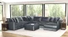 Jackson Furniture Industries 2245/36/31/59/76/12/6-23 Jackson Furniture Industries 2245/36/31/59/76/12/6-23 Remington - 6 Piece Modular Sectional (RSF Chaise) And 1 Included Cocktail Ottoman - Slate