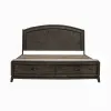 Liberty Furniture 805B-BR-QPBS Liberty Furniture 805B-BR-QPBS Avalon - Queen Panel Storage Bed - Coffee Bean