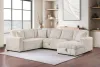 Coaster Fine Furniture 501205B1 Devonshire - Left Sofa With 2 Pieces Pillow, Box 1 of 3 - Camel