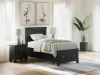 Ashley Furniture B687B21 Ashley Furniture B687B21 Lanolee - Twin Panel Storage Bed - Black