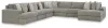 Ashley Furniture 58103S10 Ashley Furniture 58103S10 Avaliyah - 7-Piece Sectional With Raf Corner Chaise - Ash