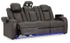 Ashley Furniture 36602/15/18/13 Ashley Furniture 36602/15/18/13 Fyne-Dyme - 3 Pc. - Power Reclining Sofa, Power Reclining Loveseat, Power Recliner - Shadow