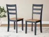 Ashley Furniture D399-01 Ashley Furniture D399-01 Gesthaven - Dining Room Side Chair (Set of 2) - Natural / Blue