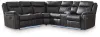 Ashley Furniture PC13001S1 Sultan Meadow - 2-Piece Reclining Sectional - Carbon