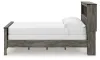 Ashley Furniture B4480B3 Ashley Furniture B4480B3 Frandern - Full Bookcase Panel Bed - Gray