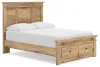 Ashley Furniture PCB1170B23 Ashley Furniture PCB1170B23 Makidern - Full Panel Storage Bed With Storage Footboard - Tan