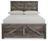 Ashley Furniture B440B17 Ashley Furniture B440B17 Wynnlow - Full Crossbuck Panel Bed - Gray