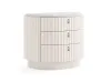 Pulaski Furniture BP448-170QN-KIT1 Vivienne - Queen Upholstered Panel Bed With Nightstand - Whisper White