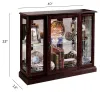 Pulaski Furniture 6705 PFC Curios - Lighted 1 Shelf Console Display Cabinet - Cherry Brown