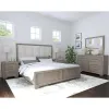 Samuel Lawrence Furniture S714-BR-K1 Andover - Queen Upholstered Panel Bed