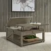Liberty Furniture 172-OT1010 Parkland Falls - Square Lift Top Cocktail Table - Weathered Taupe