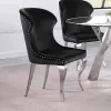 Coaster Fine Furniture 190742 Cheyanne - Upholstered Dining Side Chair (Set of 2) - Black