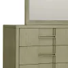 Samuel Lawrence Furniture S952-030 Kendall - Beveled Dresser Mirror - Light Brown