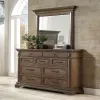 New Classic 00-658-DM New Classic 00-658-DM Mar Vista - Dresser & Mirror - Walnut