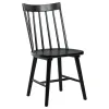 Coaster Fine Furniture 108546BLK Middleton - Solid Wood Dining Side Chair Black (Set of 2) - Black