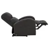 Coaster Fine Furniture 603293P Grant - Fabric Upholstered Power Recliner Chair - Charcoal Gray