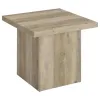 Coaster Fine Furniture 710878-S3 Devar - 3 Piece Square Coffee End Table Set - Distressed Pine