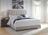 Ashley Furniture B130-582 Ashley Furniture B130-582 Dolante - King Upholstered Bed - Beige