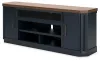 Ashley Furniture W402-68 Landocken - XL TV Stand W/Fireplace Option - Brown / Blue