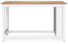 Ashley Furniture D398-13 Ashley Furniture D398-13 Gesthaven - Rectangular Dining Room Counter Table - Natural / White