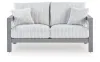 Ashley Furniture PCP695-835 Hurley Park - Loveseat With Cushion - Gray